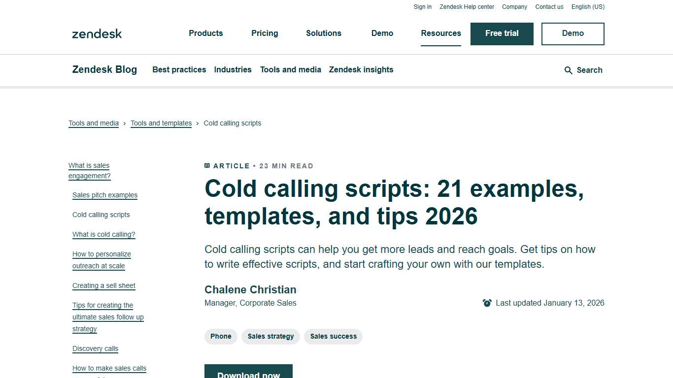 Cold calling scripts: 21 examples, templates, and tips 2026